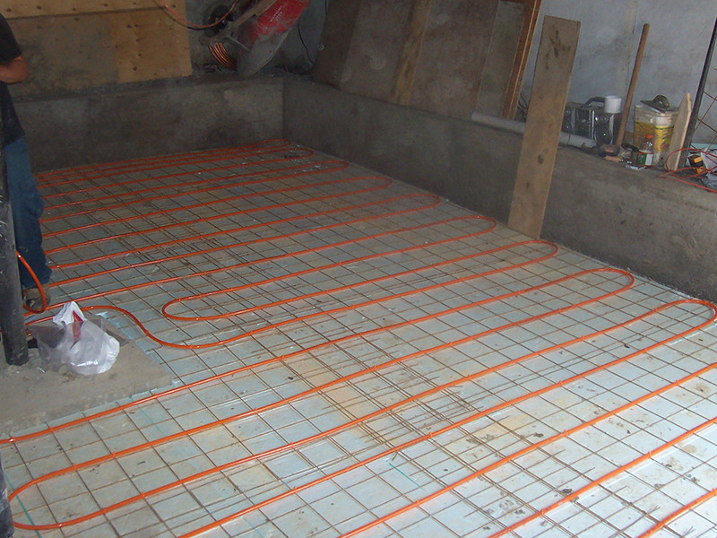 In-floor heating tubing service & installation in Toronto